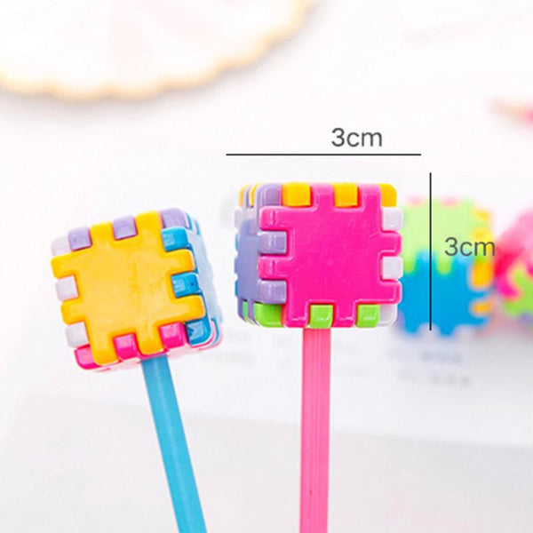Plastic Magic Cube Color Pencil Sharpeners