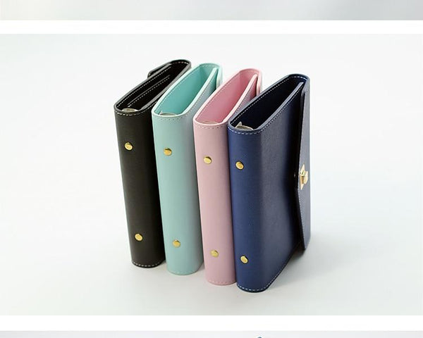 New Cute Leather Spiral Notebook