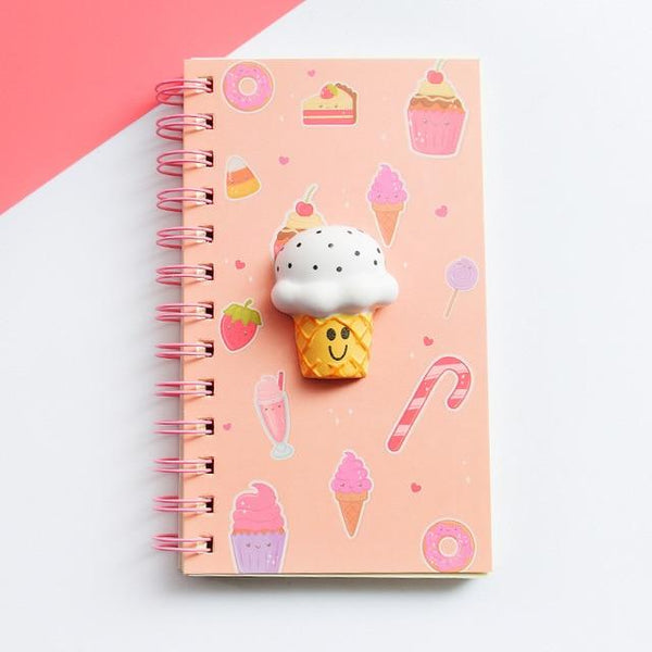 Avocado Heart Coil Decompression Notebook