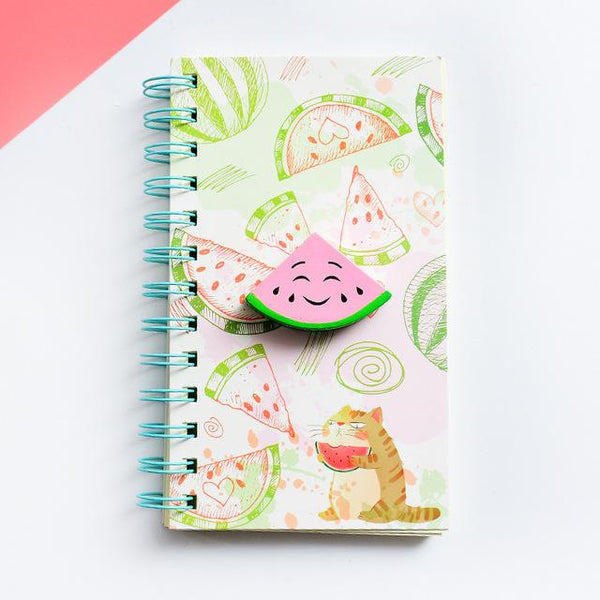 Avocado Heart Coil Decompression Notebook