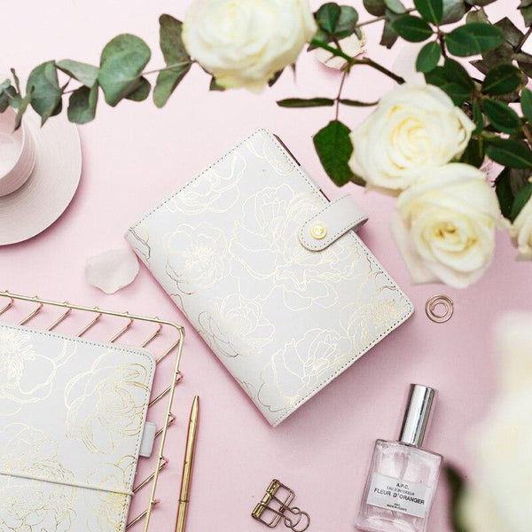 Lovedoki Foil Gold Spiral Notebook