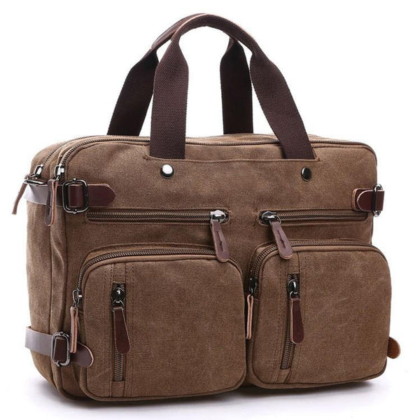 Men Male Leather Briefcase