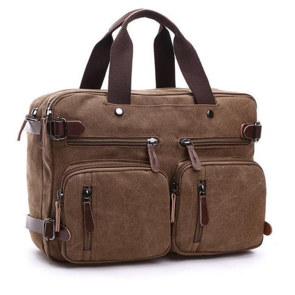 Men Male Leather Briefcase