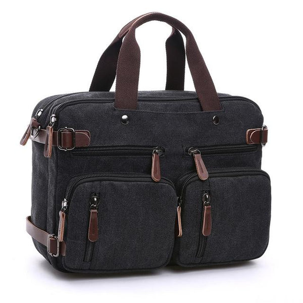 Men Male Leather Briefcase