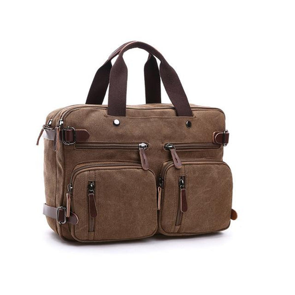 Men Male Leather Briefcase