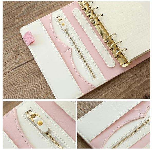 Cute Macaron Leather Notebook