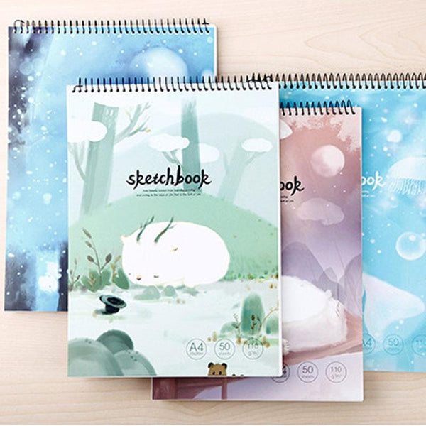 Dilosbu 1pc Spiral Notebook A4