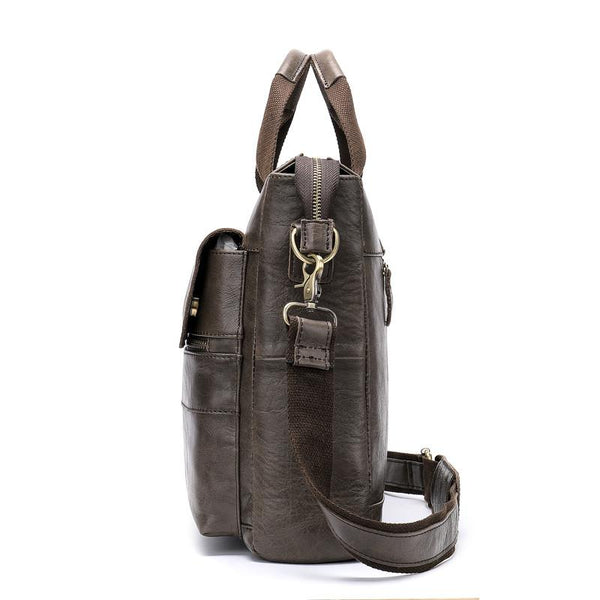 Genuine Leather Men's Briefcase