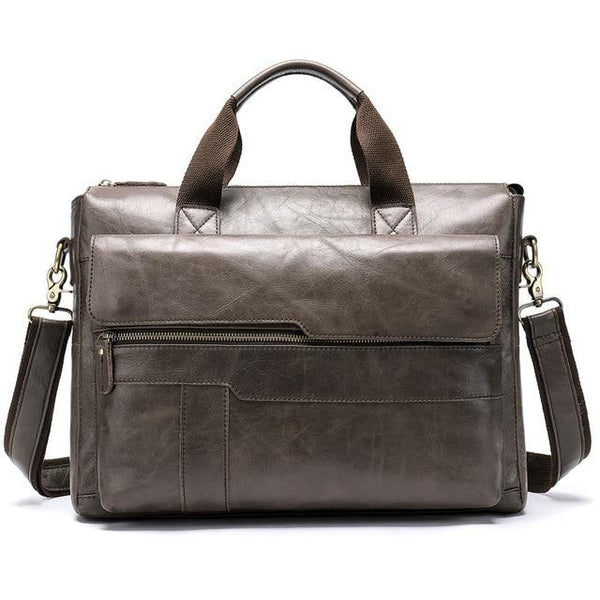 Genuine Leather Men's Briefcase