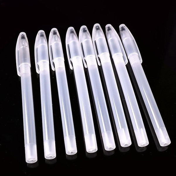 10PCS Simple  Set Transparent Neutral Pen