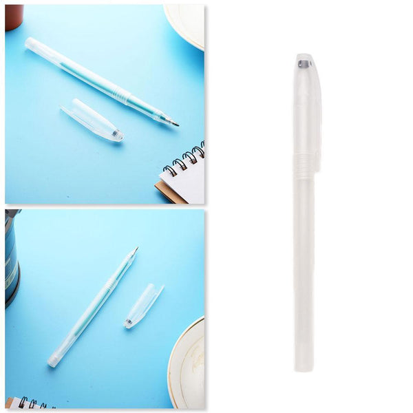 10PCS Simple  Set Transparent Neutral Pen
