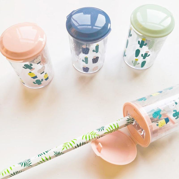 Clear Cactus 2 Holes Pencil Sharpener