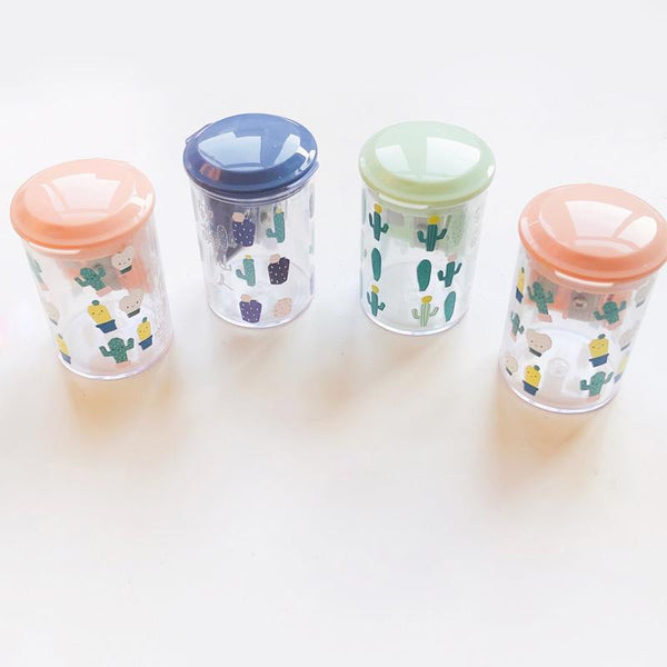 Clear Cactus 2 Holes Pencil Sharpener