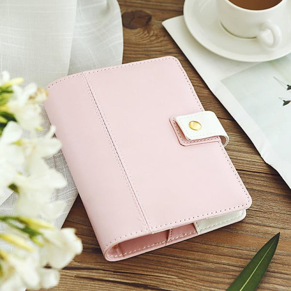 Cute Macaron Leather Notebook
