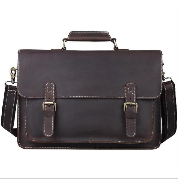 Men's Briefcase Genuine Leather