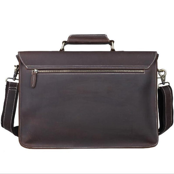 Men's Briefcase Genuine Leather
