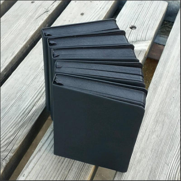 Black Blank Notebook Notepad